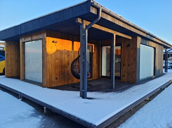 Residential house MinMoHome. Concept 2.5 with terrace.